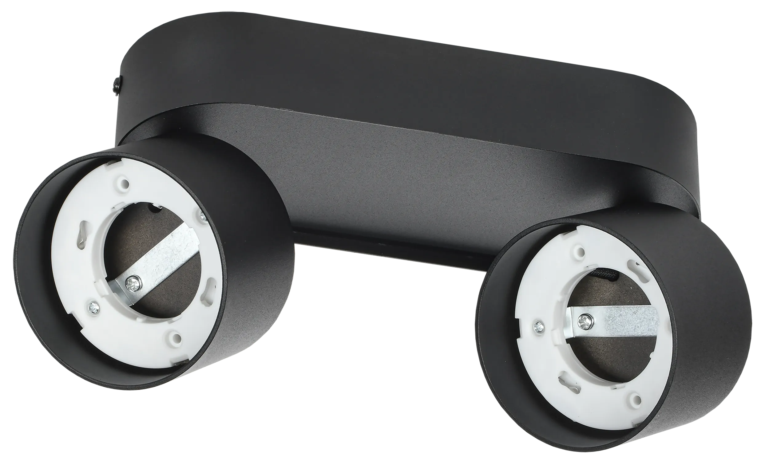 LIGHTING Светильник 4042 настенно-потолочный под лампу 2хGX53 черный IEK LT-USB0-4042-GX53-1-K02