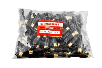 TV-разъем штекер без пайки черный REXANT - Фото 2