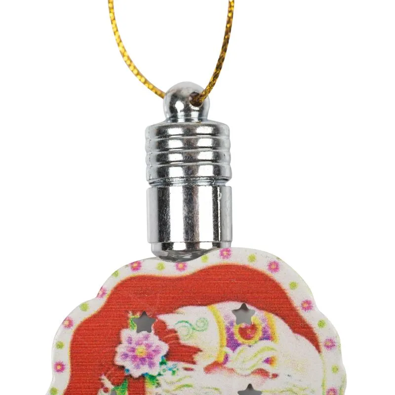 Фигурка подвесная Санта Клаус RGB 8x6 см - Фото 4