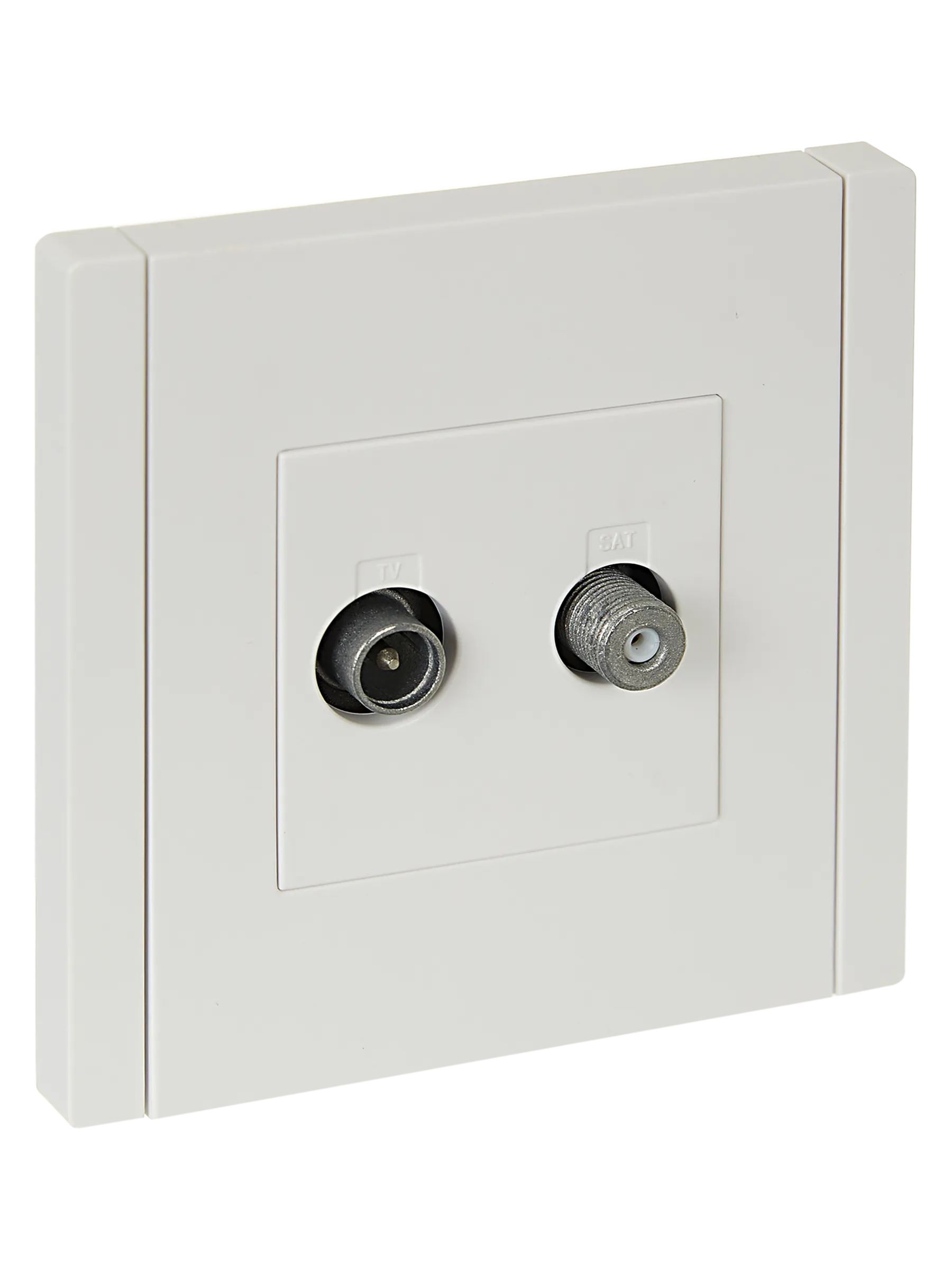 FORTE&PIANO Розетка двойная TV+SAT FP238 белый IEK FP-AF20-O-K01
