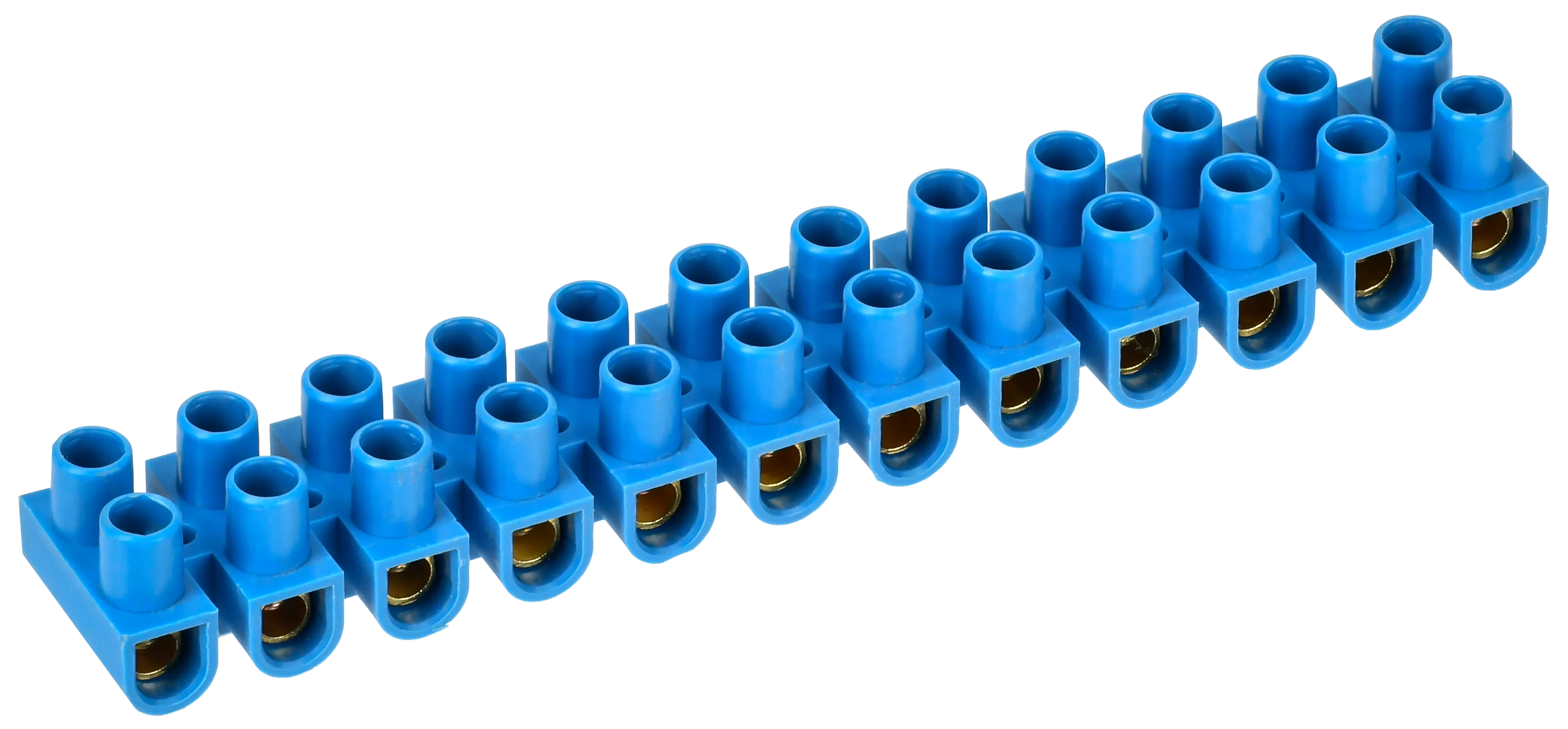 Зажим контактный винтовой ЗВИ-15 н/г 4,0-10мм2 12пар синий IEK