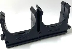 Крепеж-клипса Ø 25 цвета: черный (100шт/уп) DEKRON GX4003-1