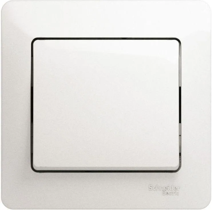 Выключатель 1-кл. СП Glossa 10А IP20 (сх. 1) 10AX в сборе перламутр. SE GSL000612