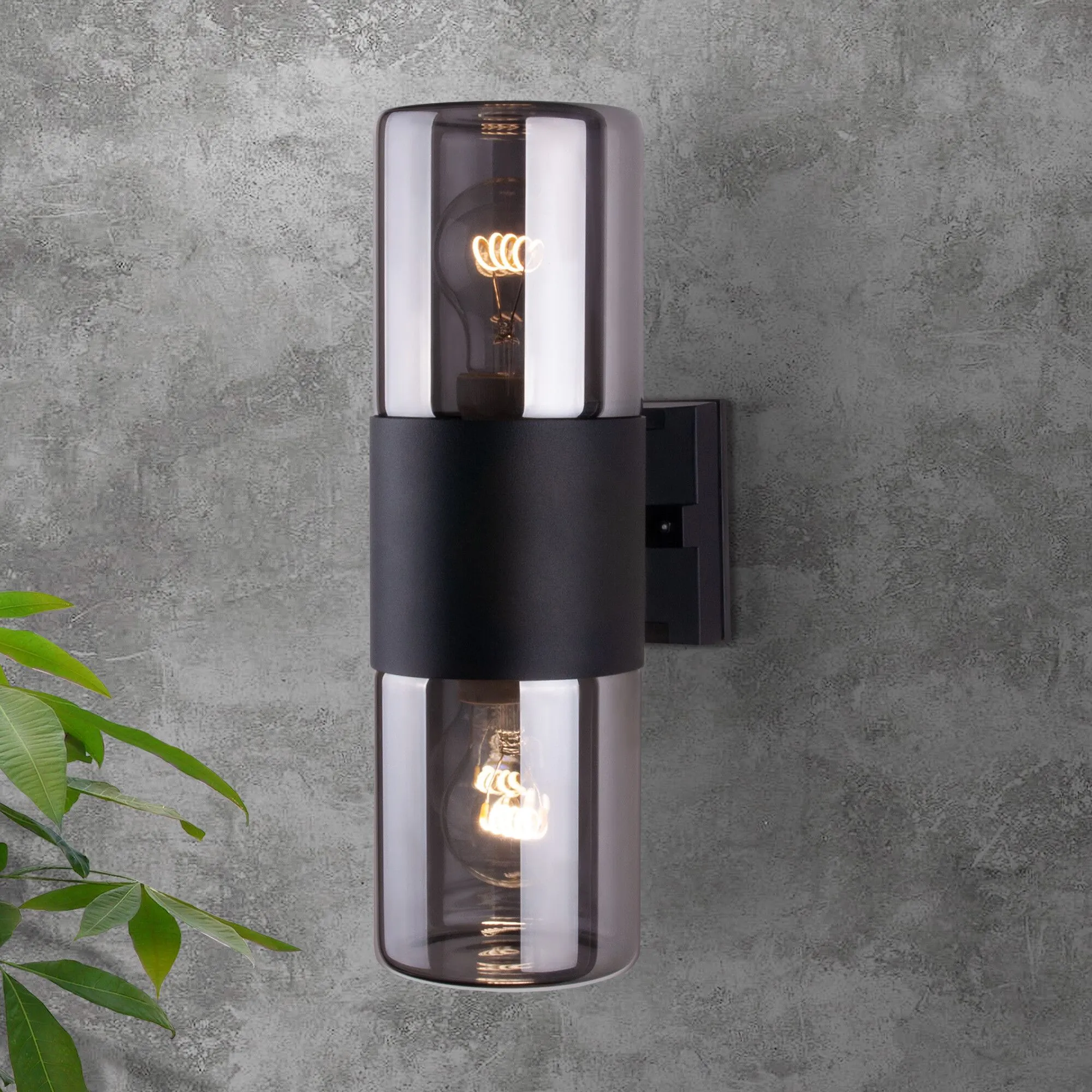 Светильник уличный настенный Roil чёрный/дымчатый плафон IP54 35125/D Elektrostandard - Фото 4