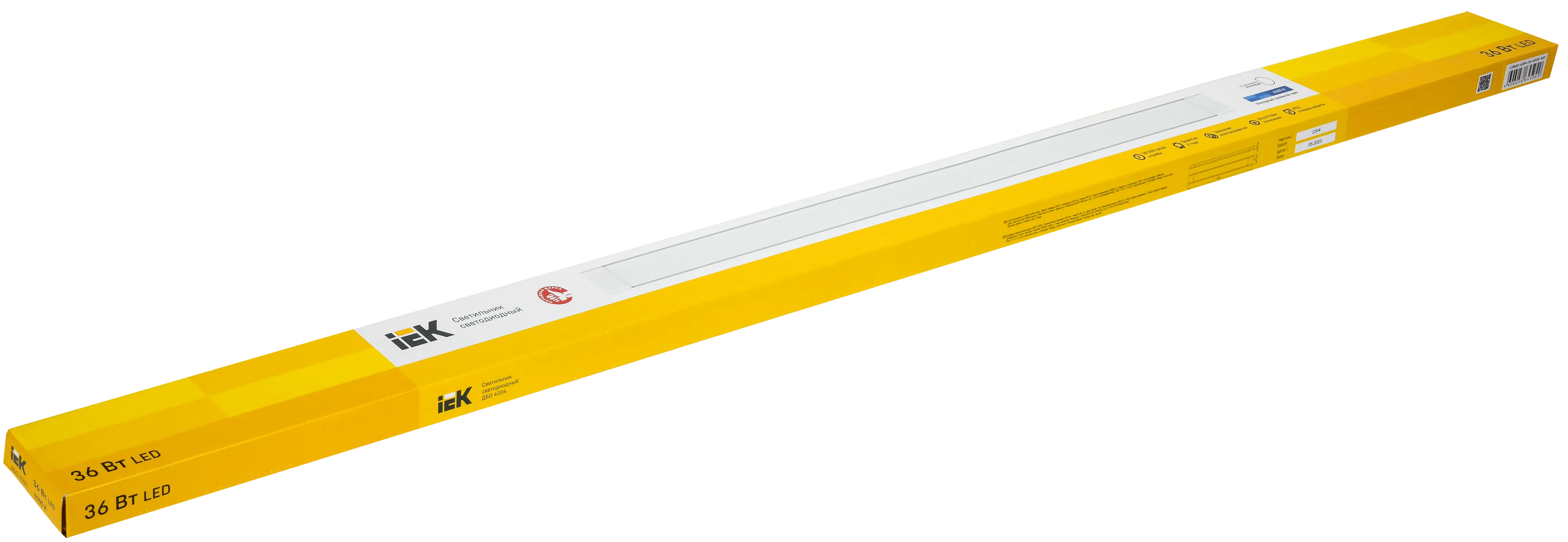 Светильник светодиодный линейный ДБО 4004 36Вт 6500К IP20 1200мм опал IEK - Фото 2