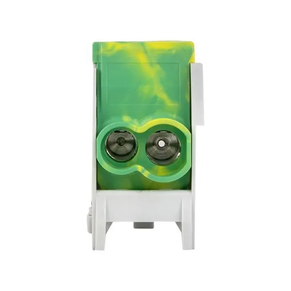 Клемма распределительная КСР с двойным винтом 2x25/2x16 желто-зеленая EKF - Фото 4