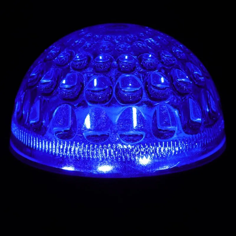 Лампа светодиодная, диаметр 50мм, E27, 9 LED, 1Вт, СИНИЙ, прозрачная колба, 230В NEON-NIGHT - Фото 5