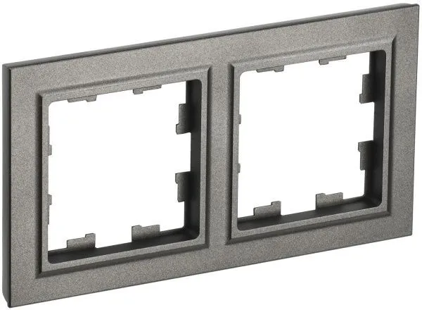 BRITE Рамка 2-местная РУ-2-БрШ шампань IEK BR-M22-K37