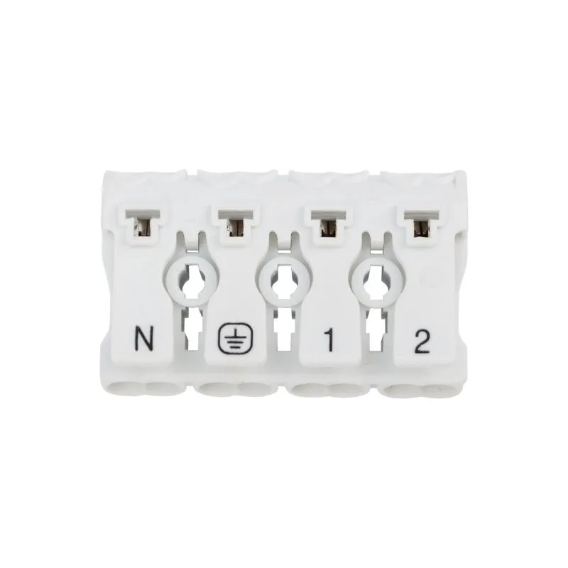 Клемма пружинная соединительная КСП 4-полюсная с монтажными ножками (50 шт./уп.) REXANT - Фото 3