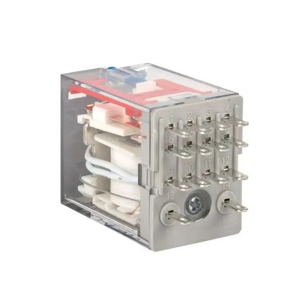 Реле промежуточное с кнопкой и мех. Индикацией RPAt 22/4 5A 24В DC EKF