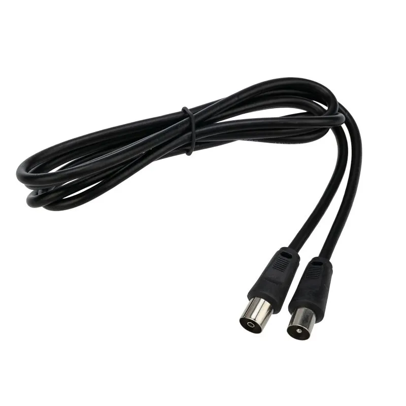 Шнур ТВ гнездо - ТВ штекер, 1,5м, черный REXANT - Фото 4