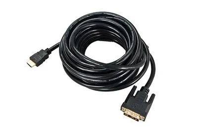 Шнур HDMI - DVI-D, 10м, Gold, с фильтрами REXANT - Фото 2
