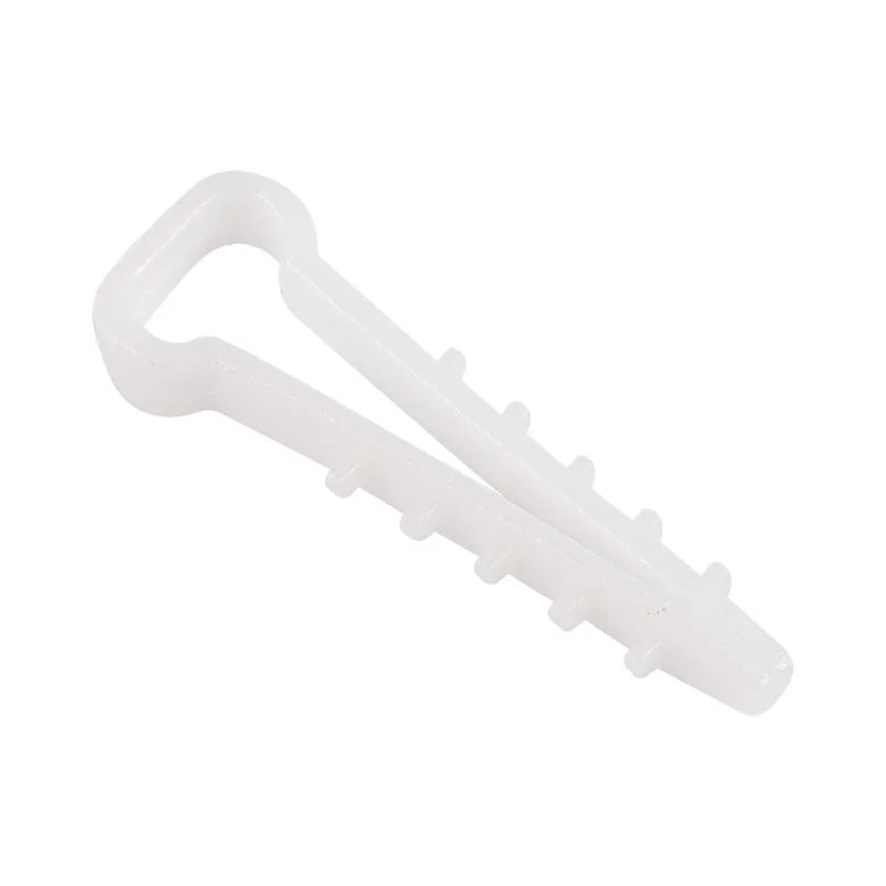 Дюбель-хомут 6-12мм, прямоугольный, белый (100 шт/уп) REXANT