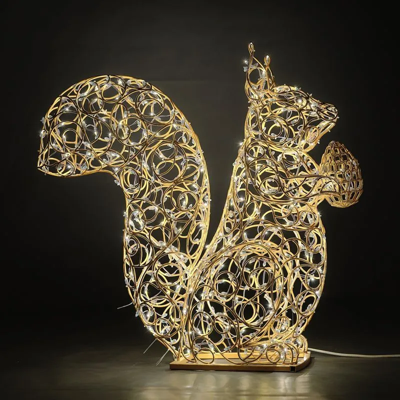 Декоративная 3D Белка 90 см 501-653