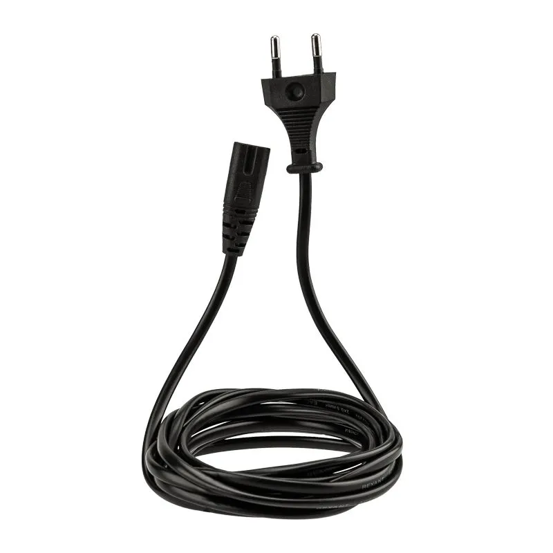 Шнур сетевой, вилка СЕЕ 7/16 - разъем IEC 320 C7, кабель 2x0,5 мм², длина 3 метра (PE пакет) REXANT - Фото 2