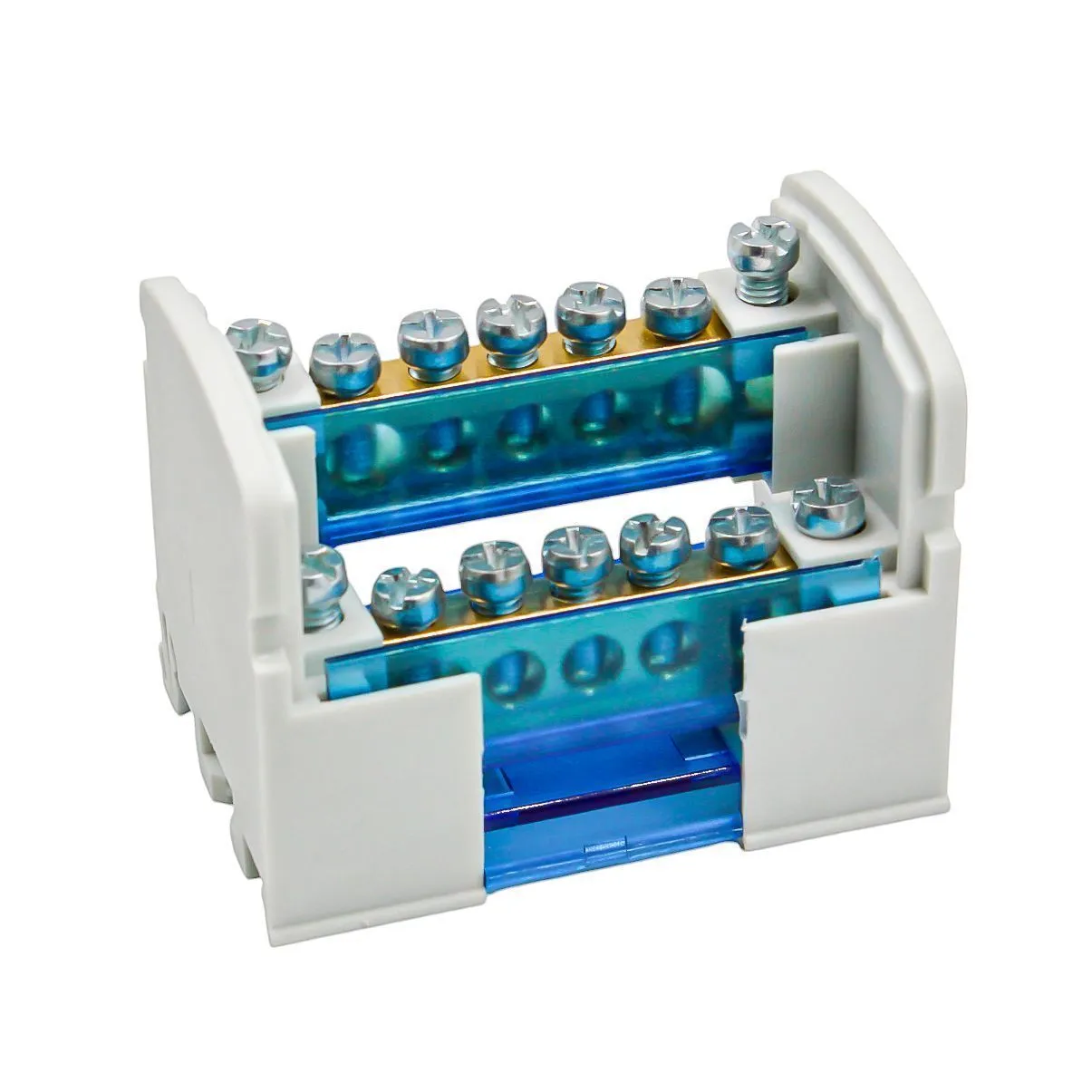 Шины на DIN-рейку в корпусе (кросс-модуль) 2х7 L+PEN DEKRON - Фото 6