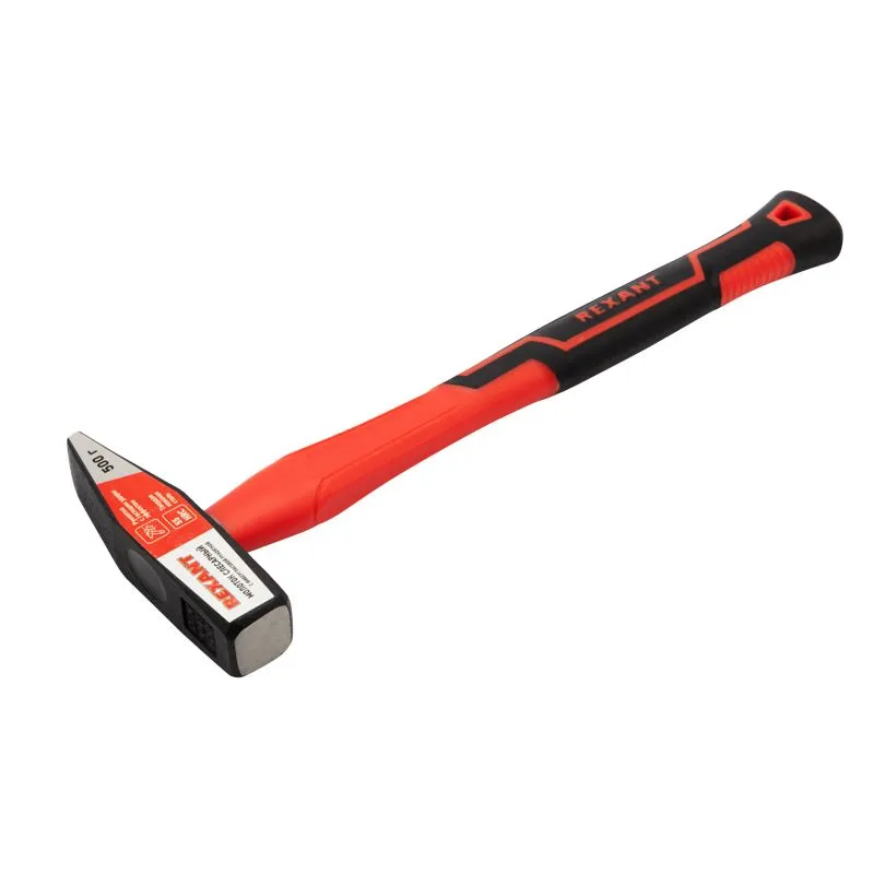 Молоток 500г фибергласовая рукоятка REXANT - Фото 2