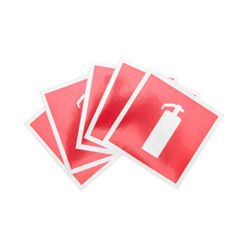 Наклейка знак пожарной безопасности "Огнетушитель"100*100 мм Rexant - Фото 2