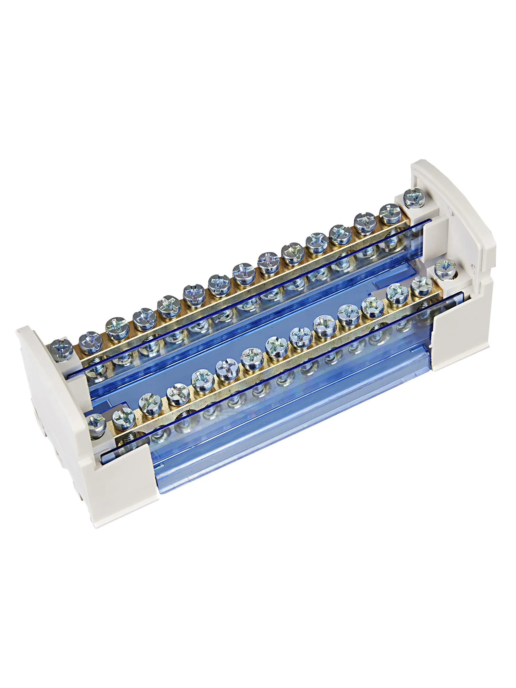 Шины на DIN-рейку в корпусе (кросс-модуль) ШНК 2х15 L+PEN IEK - Фото 6