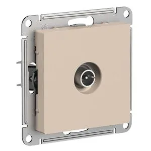 Розетка оконечная TV AtlasDesign 1дБ механизм песочн. SE ATN001291 1712785