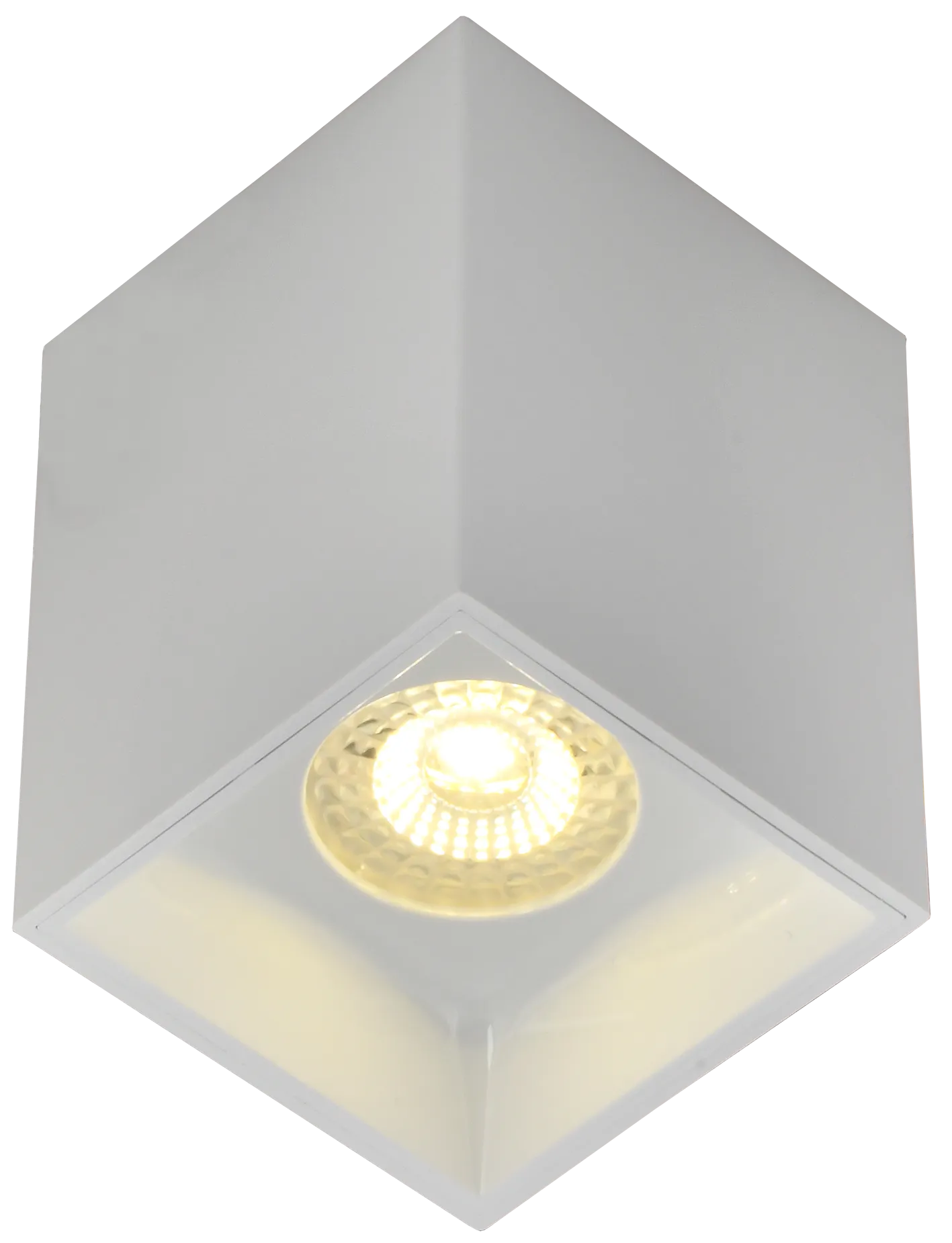 LIGHTING Светильник 4112 накладной потолочный под лампу GU10 белый пластик IEK - Фото 5