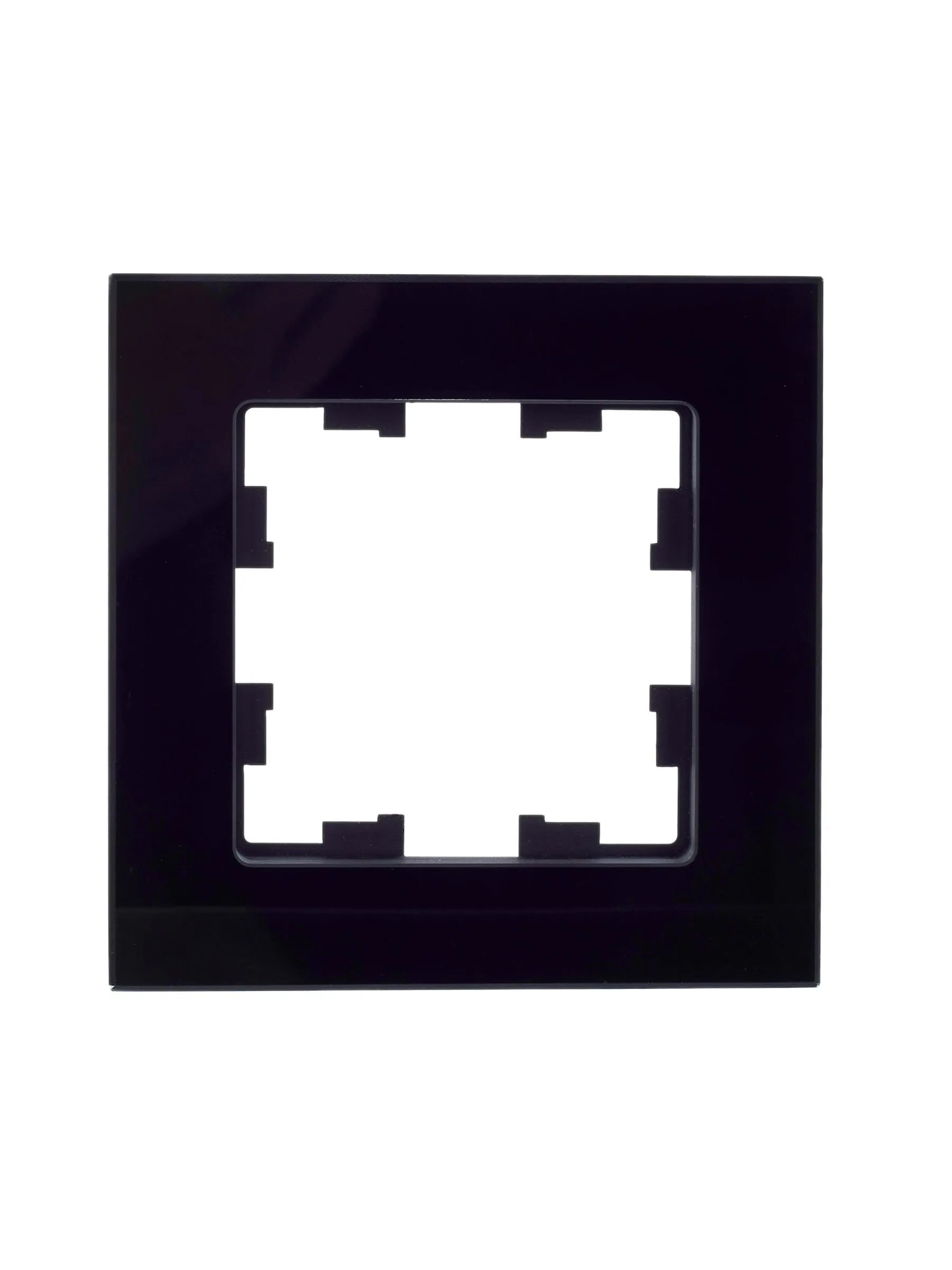 BRITE Рамка 1 -местная РУ-1-2-БрЧ стекло черный IEK - Фото 5