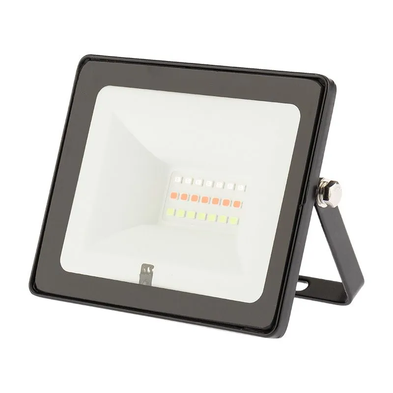 Прожектор цветного свечения мультиколор (RGB) 10Вт с пультом ДУ REXANT 605-010