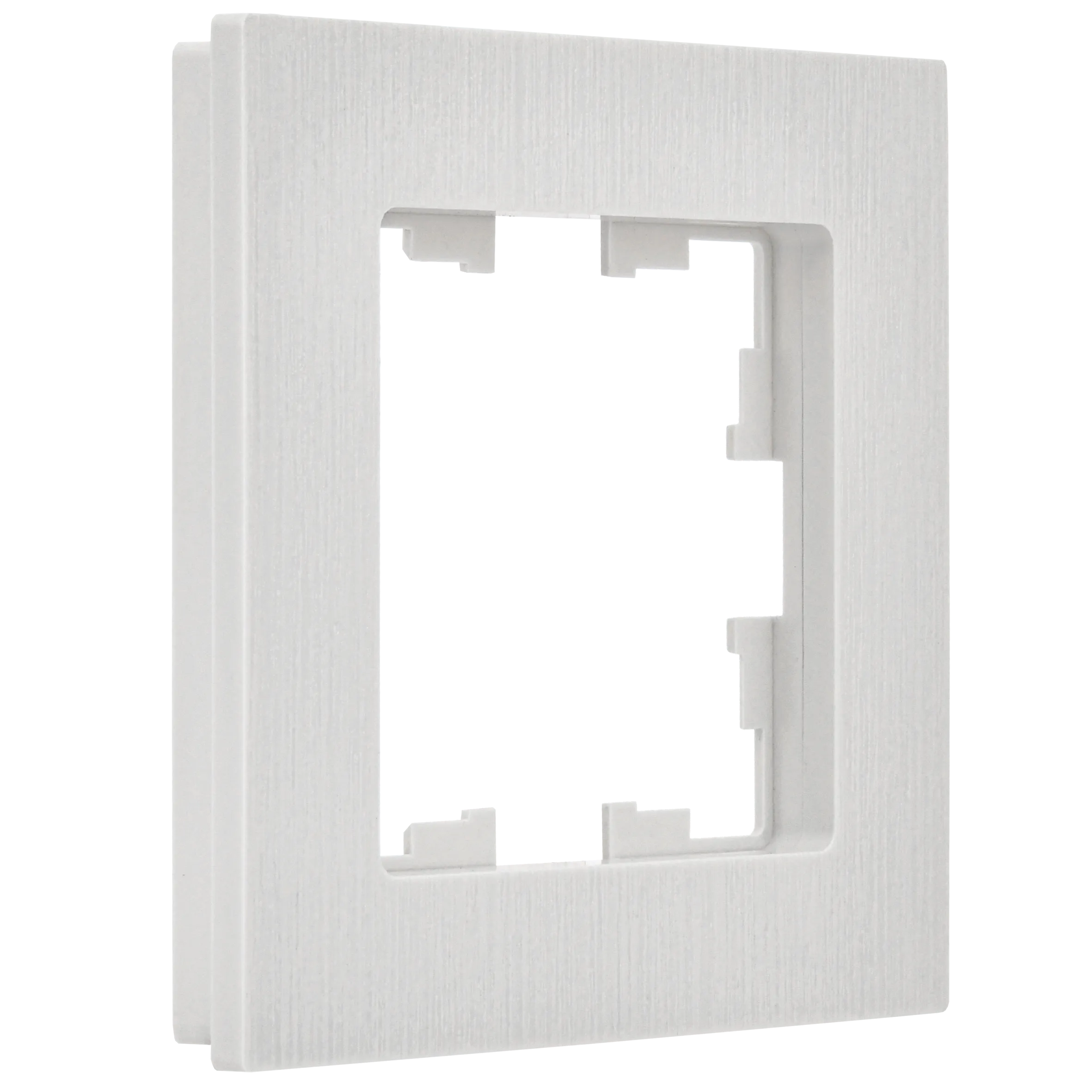 BRITE Рамка 1-местная РУ-1-Бр белый рифленый IEK - Фото 3