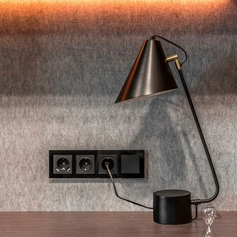 Телефонная розетка RJ-11 (черный матовый) Werkel - Фото 4