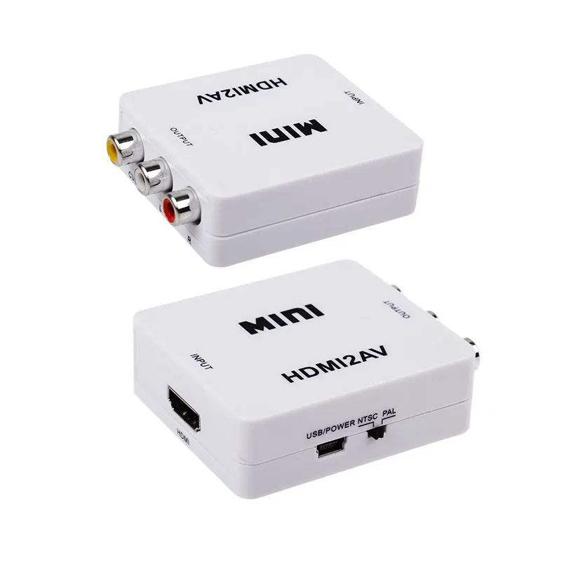 Конвертер HDMI на 3 RCA, пластик, белый REXANT