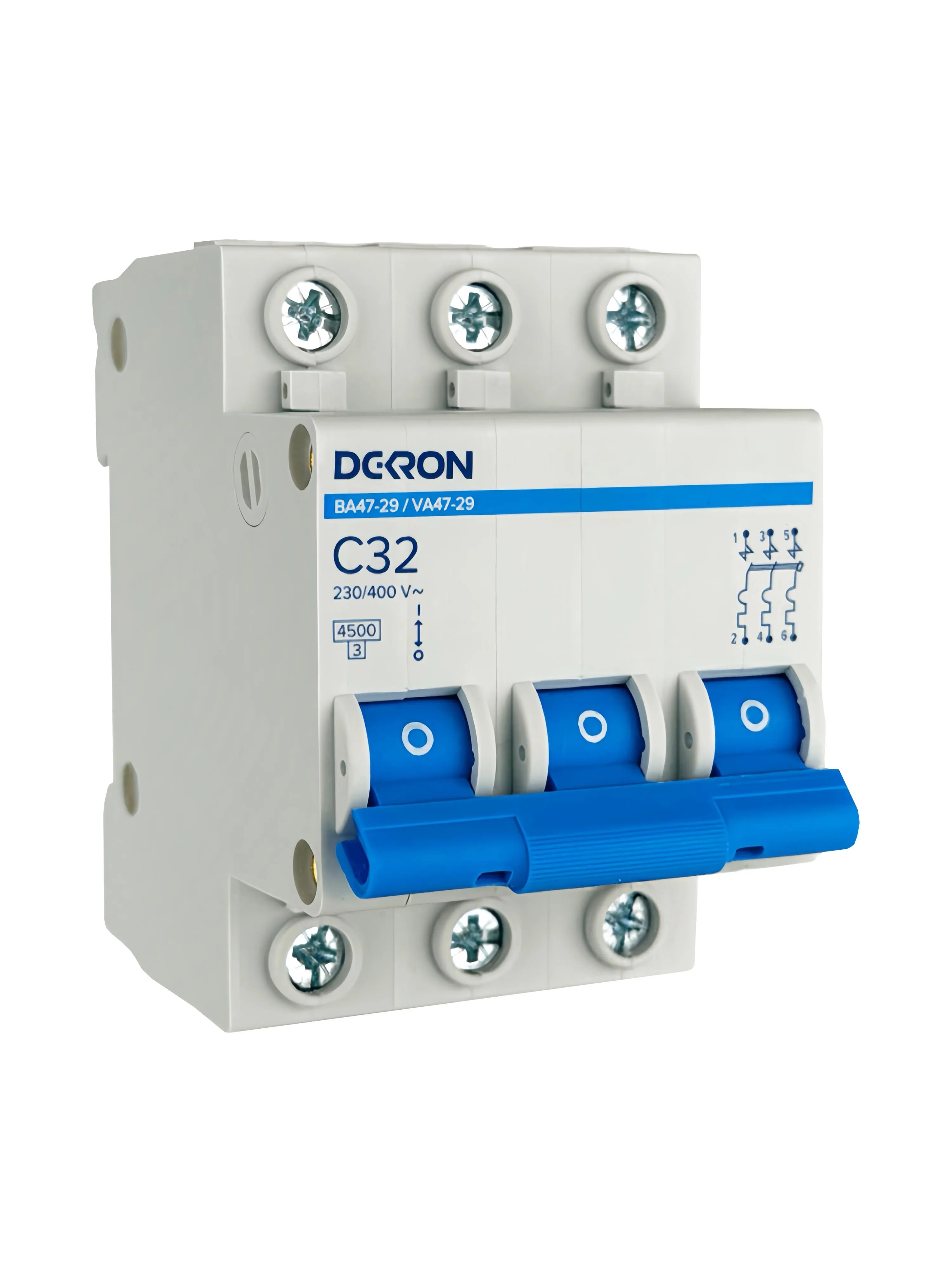 Автоматический выключатель ВА47-29 3P С32A 4,5кА - Фото 4