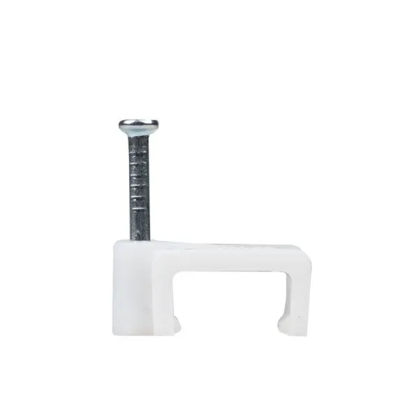 Скоба крепежная квадратная (плоская) (10мм.) (50шт.) EKF - Фото 2