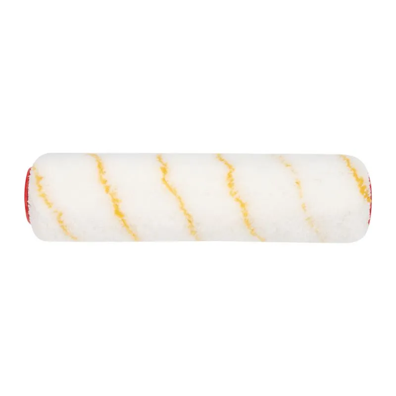 Ролик (сменный) полиамид белый с желтой полосой, ворс 11 мм, ширина ролика 240 мм, Ø 42 мм, бюгель 6 мм REXANT - Фото 4