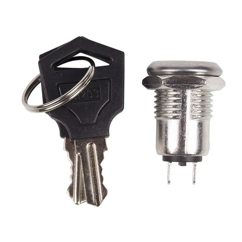 Выключатель ключ Ø12 250V 0.5А (2с) ON-OFF (K12-01)  REXANT - Фото 3