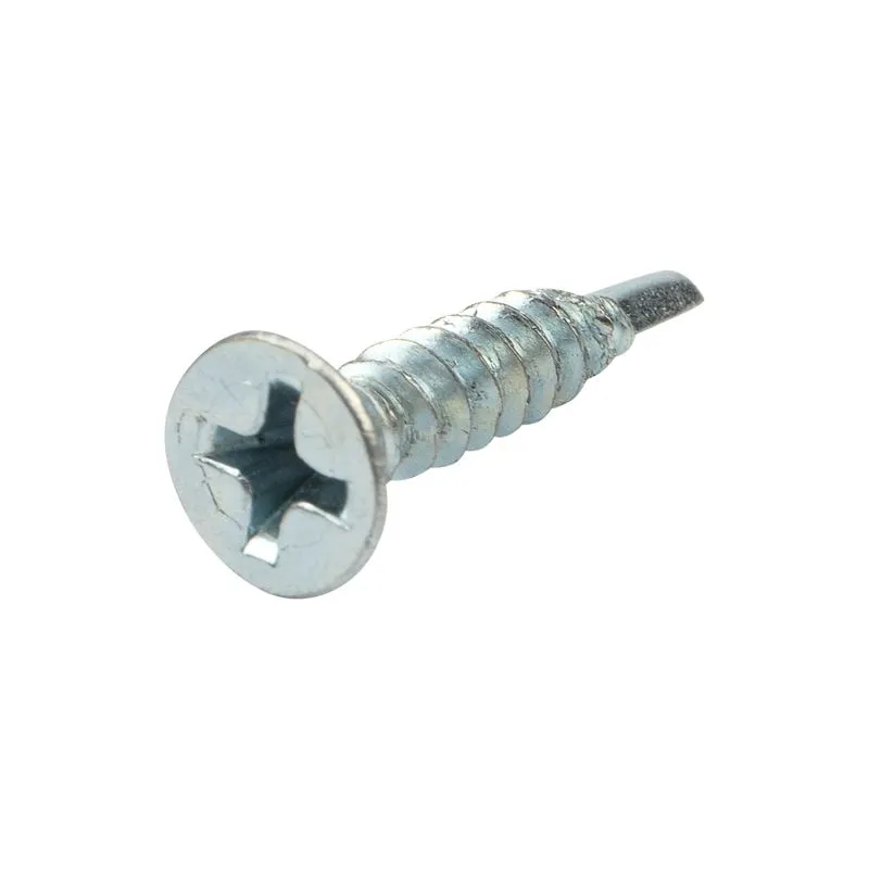 Саморез оконный KRANZ сверло, 3.9х19, белый цинк, упаковка поставщика ( 18 000 шт. )