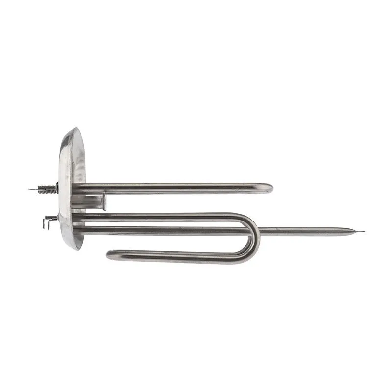 Нагревательный элемент для бойлера ТЭН 2500 Вт  (1000+1500), TW, нерж, овальный фланец Ø80/110, место под анод М5, клеммы под разъем, L265мм, 220V,REX - Фото 3