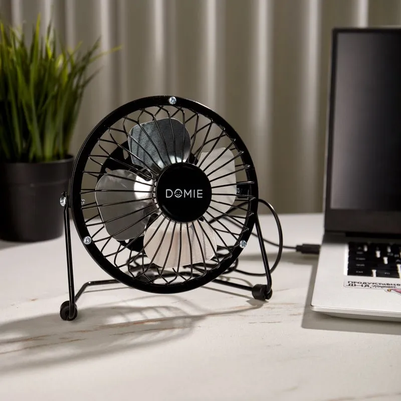 Вентилятор настольный DOMIE, DX-4 USB, черный - Фото 2