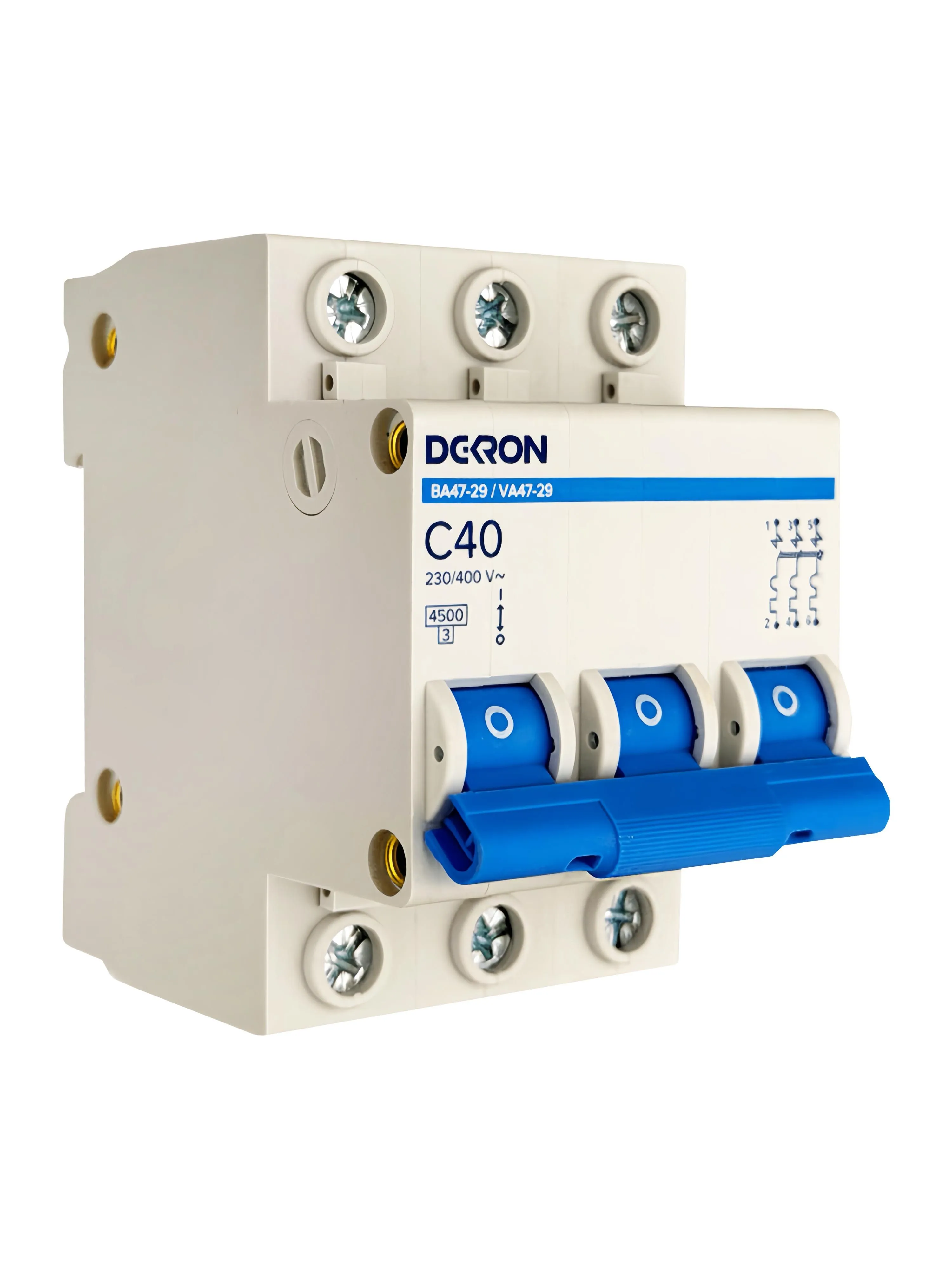 Автоматический выключатель ВА47-29 3P С40A 4,5кА - Фото 3