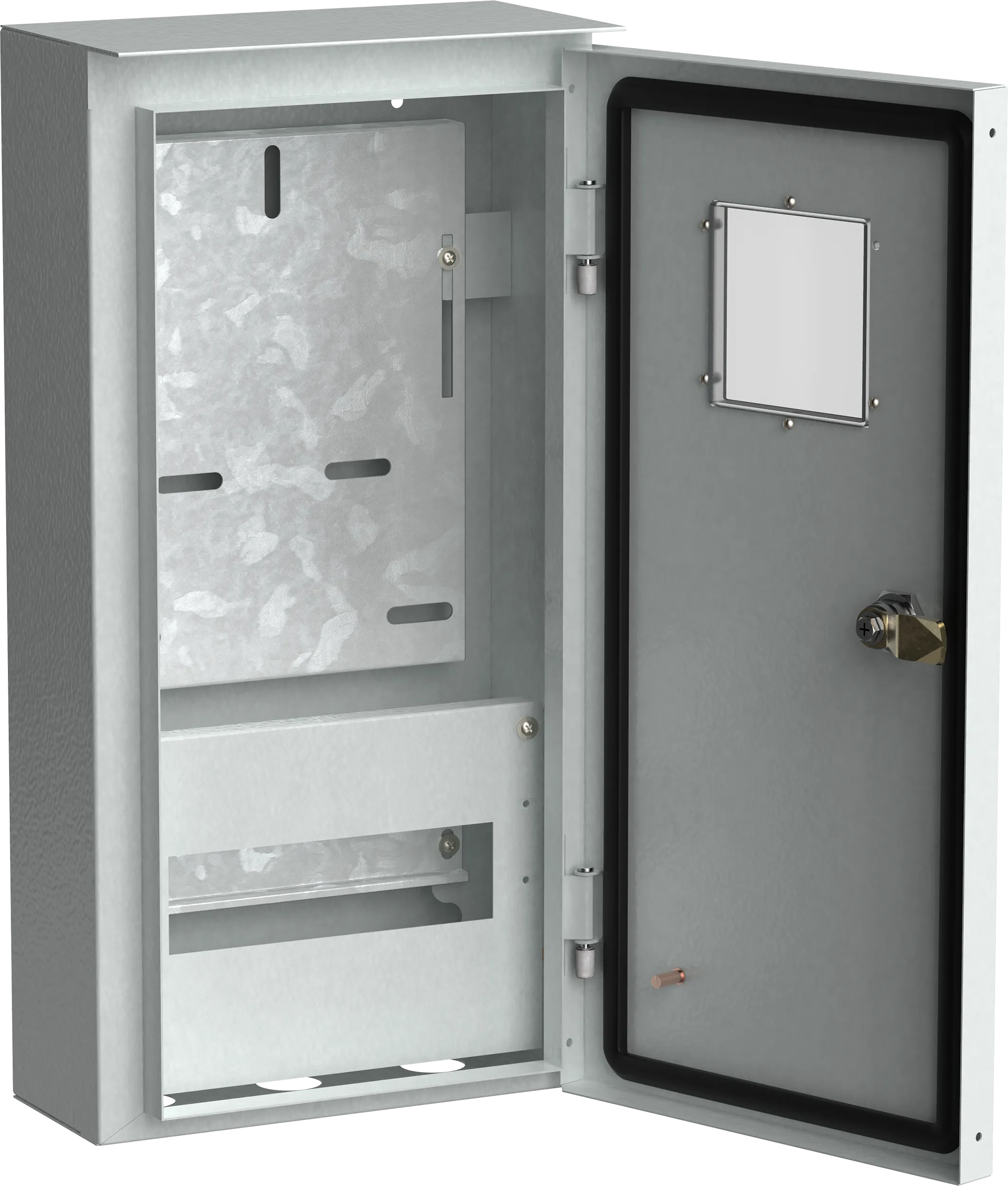 TITAN Корпус металлический коттеджный ЩУРн-3/9 (500х250х135мм) У1 IP54 IEK