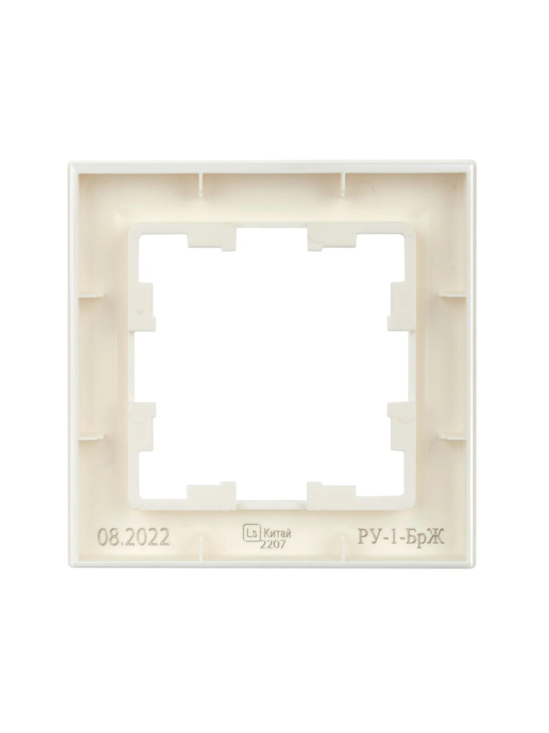BRITE Рамка 1-местная РУ-1-БрЖ жемчуг IEK - Фото 6