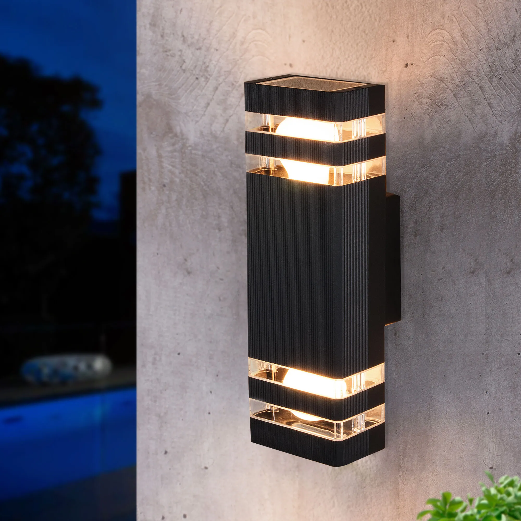 Светильник уличный настенный 1449 TECHNO черный Elektrostandard - Фото 2