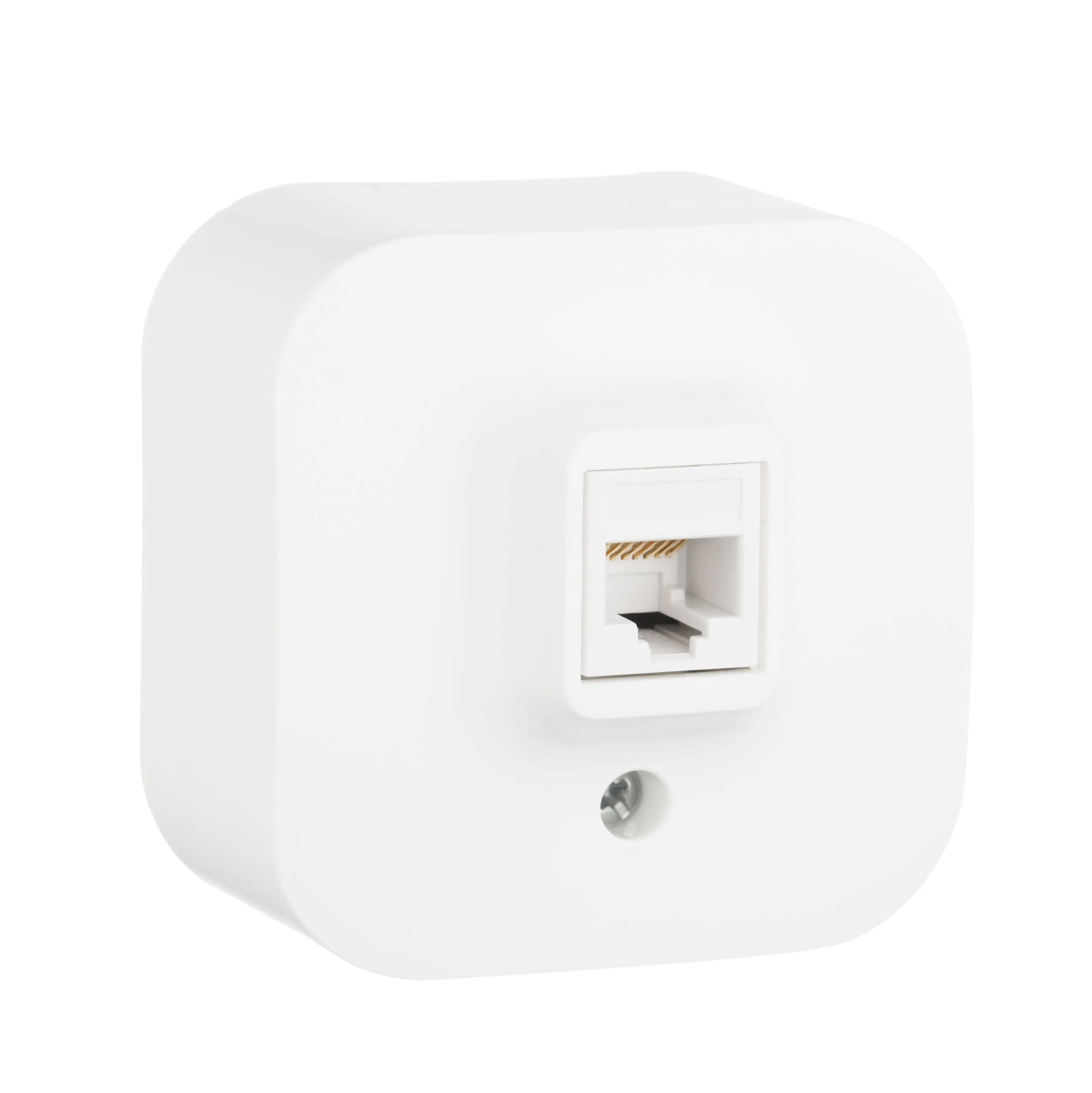 QUTEO Розетка для открытой установки компьютерная RJ45 кат.5E UTP белый 782224