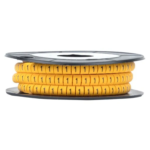 Маркер кабельный 1,5 мм2 "1" (1000 шт.) (ЕС-0) EKF - Фото 2