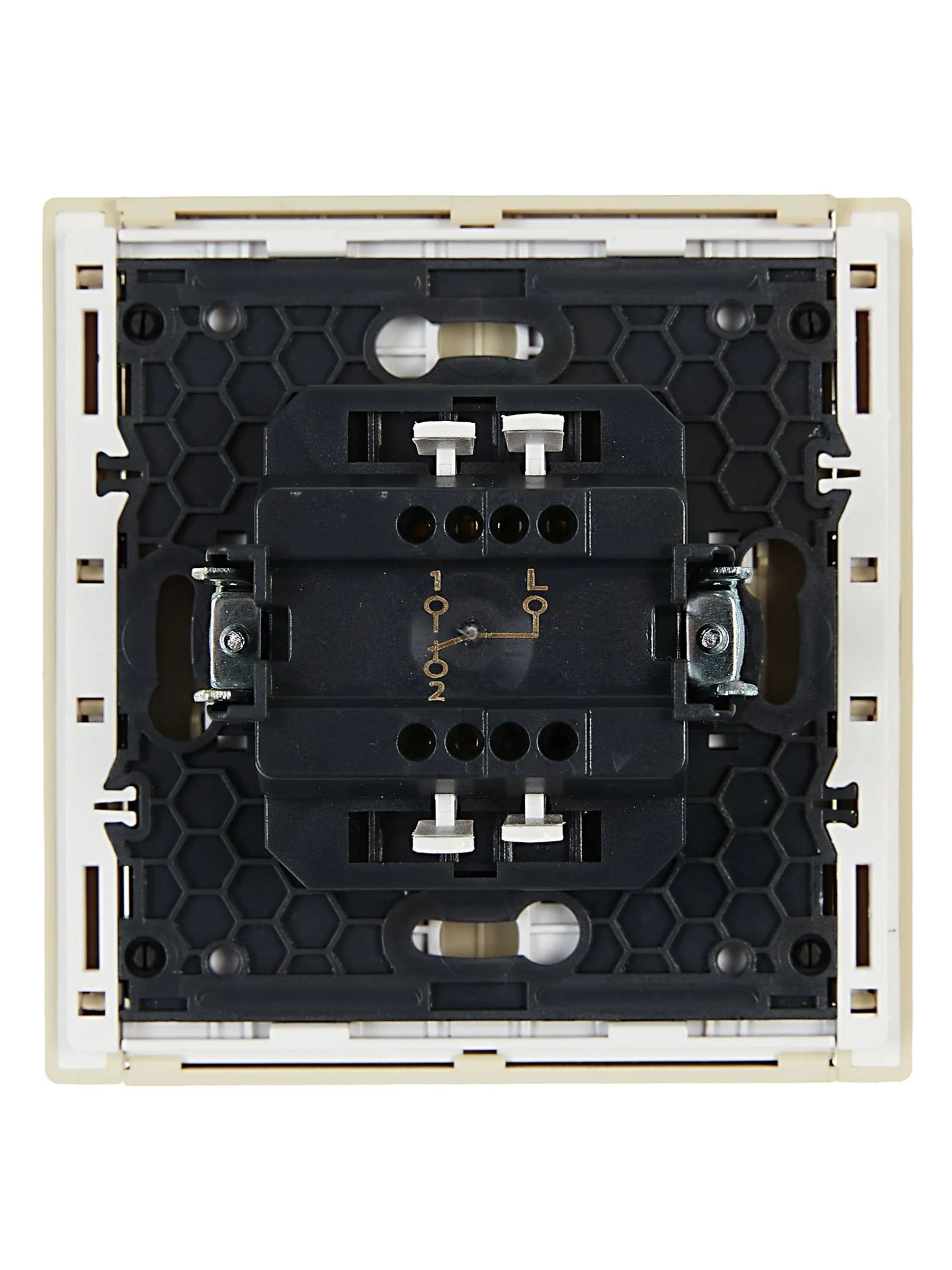 FORTE&PIANO Выключатель 1-клавишный проходной 10А FP403 ваниль IEK - Фото 4