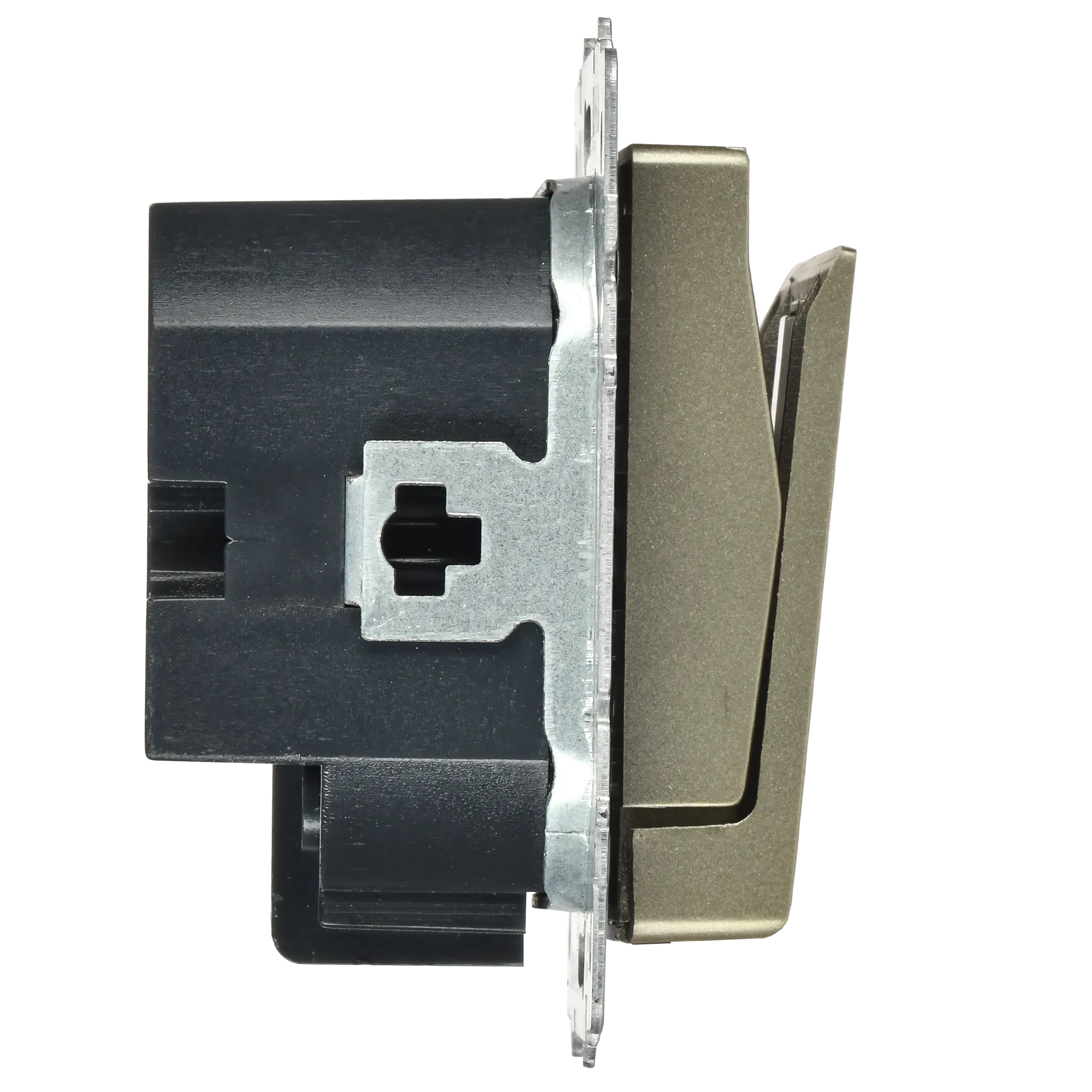 BRITE Выключатель карточный 30А ВС10-1-8-БрШ шампань IEK - Фото 5