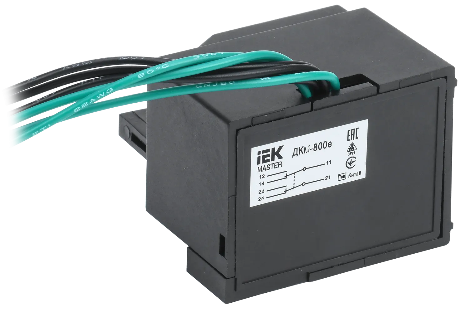 Контакт дополнительный ДКм-800е (ДКм-40) для ВА88-40 MASTER с электронным расцепителем IEK