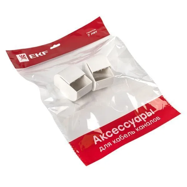 Заглушка (40х40) (4 шт) белая EKF-Plast - Фото 5