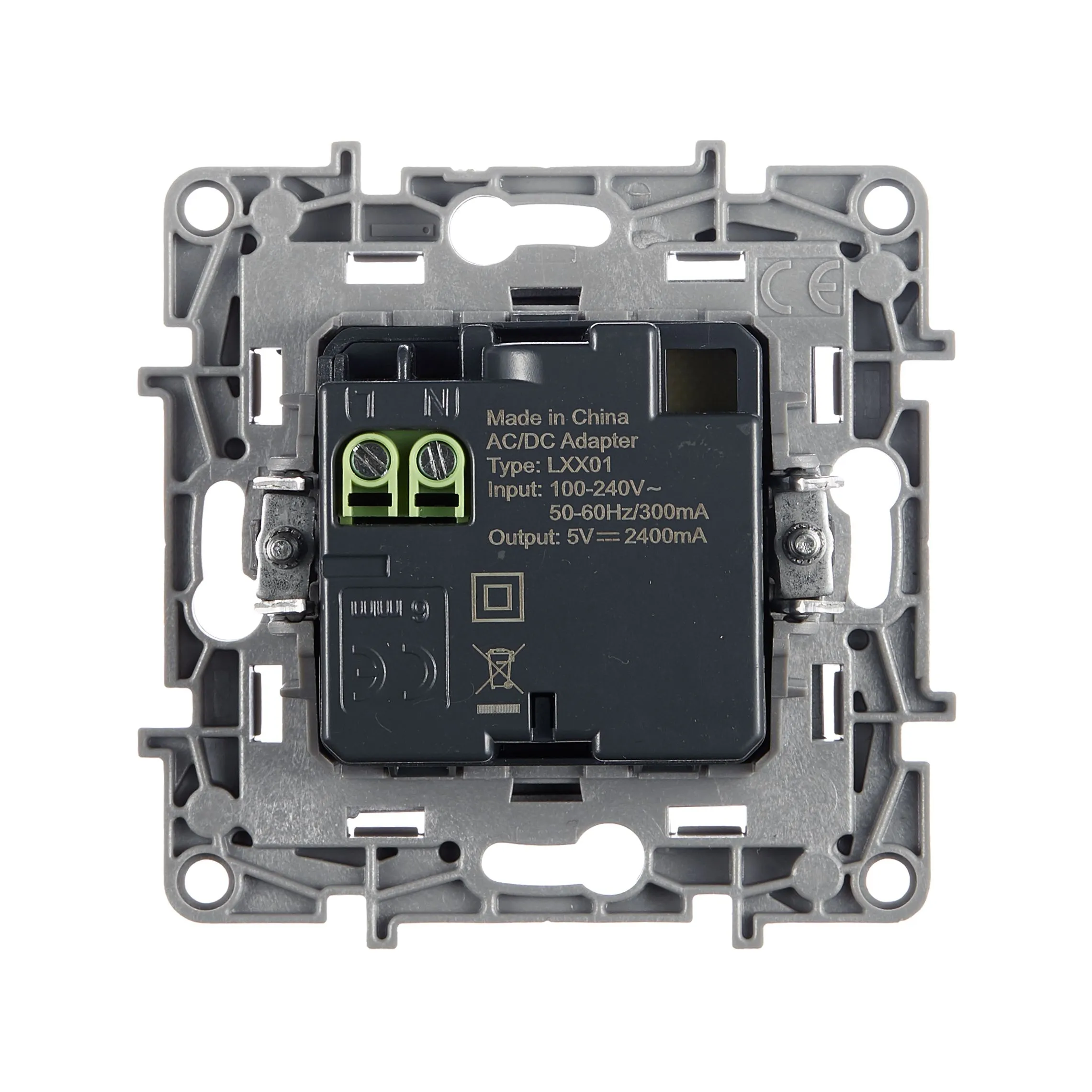 ETIKA Розетка USB A+A 15Вт антрацит - Фото 4