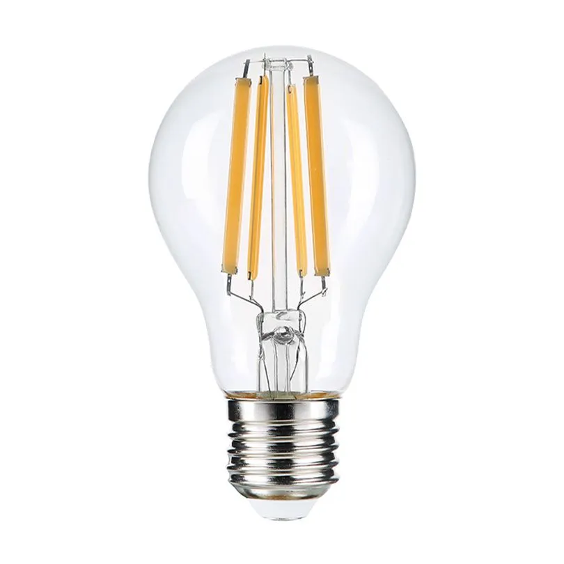 Светодиодная лампа WOLTA Filament, AC 220-240В, 50/60 Гц, прозрачное стекло,  "Груша",  A60, E27, 20 Вт, 1800 лм, 4000 К, 1/10/100