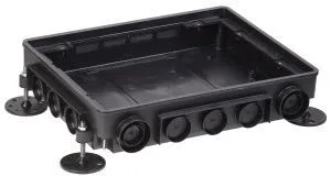 PRIMER Коробка напольная под лючок ONFLOOR 24 IEK KNU-80-16-PA-9011